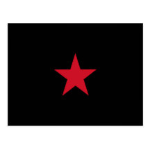 Ezln Colombia flagga Vykort