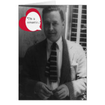F. Scott Fitzgerald valentin Hälsningskort