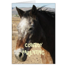 Få äldre och klokare - Cowboybarnuppfostran Kort