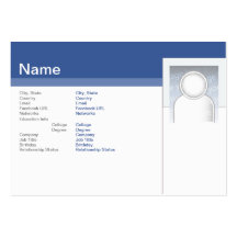 Facebook - knubbig visitkort
