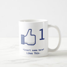 Facebook något liknandemugg