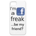 Facebook onormal iphone case iPhone 5 Case-Mate skal