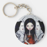 "Faceless spöken" Keychain nyckelringar