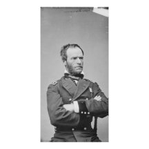 Facklig arméGeneral William Tecumseh Sherman Fotokort Mall