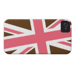 Facklig flaggaiphone case (brunt/rosor)
