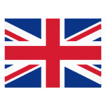 Facklig jack United Kingdom Anpassade Inbjudan