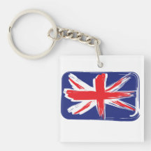 Facklig jackflagga Keychain