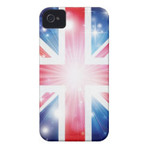 Facklig jackflaggabakgrund iPhone 4 case