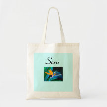 Fågeln av paradispersonligbrud toto hänger lös tote bags