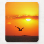 Fågelsolnedgångmousepad Musmattor