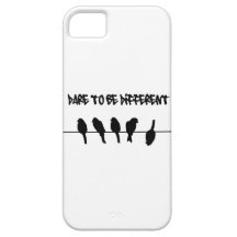 Fåglar på en binda - våga för att vara olikt iPhone 5 Case-Mate fodral
