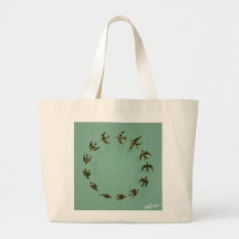 Fåglar Tote Bag