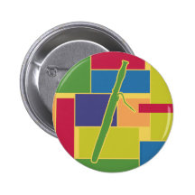 Fagotten Colorblocks knäppas Nål