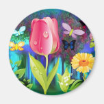 Fairylandträdgårdar Magnet För Kylskåp