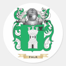 Falk vapensköld klistermärken