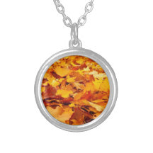Fall Leaves Autumn Ground Cover Pendants