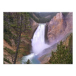 Fäll ned Yellowstone nedgångar, grand Canyon av Fotografi