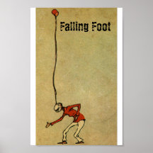 Fallande fot direkt posters