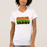 Familjen fodrar tee shirts