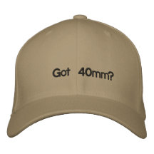 Fångna 40mm? broderad keps