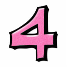 Fåniget numrerar tårtatopperen för 4 rosor photo sculptures