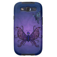 Fantasifjäril Samsung Galaxy S3 Skydd