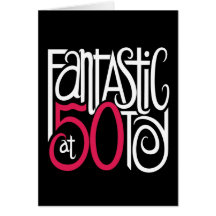 Fantastiskt på svart kort 50