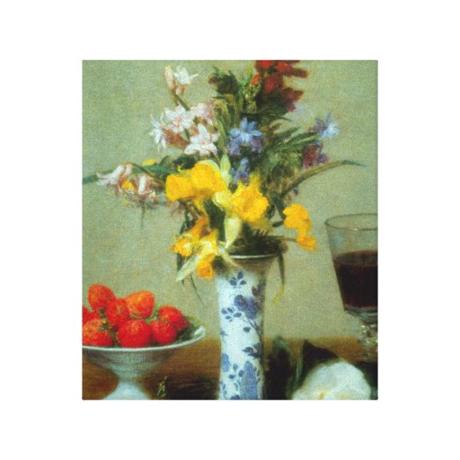 Fantin-Latour Henri - stilleben Kanvastryck