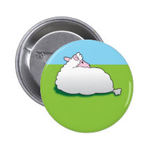 Får med hans vända baksida pins