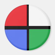 färg boxas kylskåpmagneter