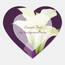 Färg för bakgrund för PixDezine vitcalla lily/DIY Klistermärke