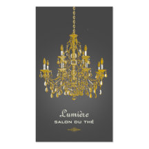 Färg för PixDezines fauxguld Chandelier/DIY Visitkort Mall