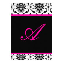 Färg för PixDezines monogramvendome damask/DIY+typ Tillkännagivanden