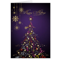 Färg för PixDezines Sparkling jul Tree|DIY… Hälsnings Kort
