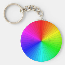 färg rullar keychain nyckel ringar