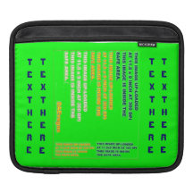 färger för ipadSleeveTemplate Rickshaw 30 beskådar iPad Sleeve