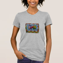Färger täcker tshirts