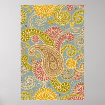 Färgglada paisley pattern.png print