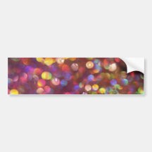 Färgglatt Bokeh mönster Bildekal