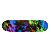 Färggräs~ stiger ombord skateboard