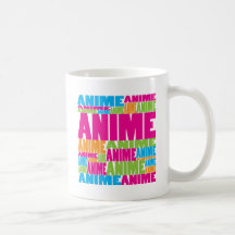 Färgrik Anime Mugg