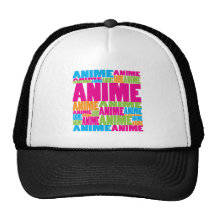Färgrik Anime Trucker Kepsar