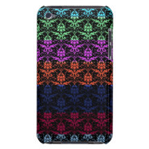 Färgrik damast för elegant regnbåge som bleknar fä iPod touch covers