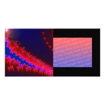 Färgrik fractal fotokort
