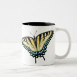 Färgrik mugg för tigerSwallowtail fjäril