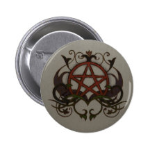 färgrik pentacle nål