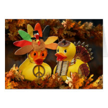 Färgrik thanksgiving! hälsnings kort
