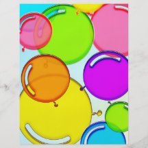 färgrika ballonger som dansar i luften flygblad designs