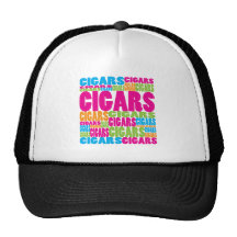 Färgrika cigarrer kepsar