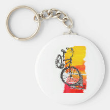 Färgrika cykeldesigner nyckel ringar